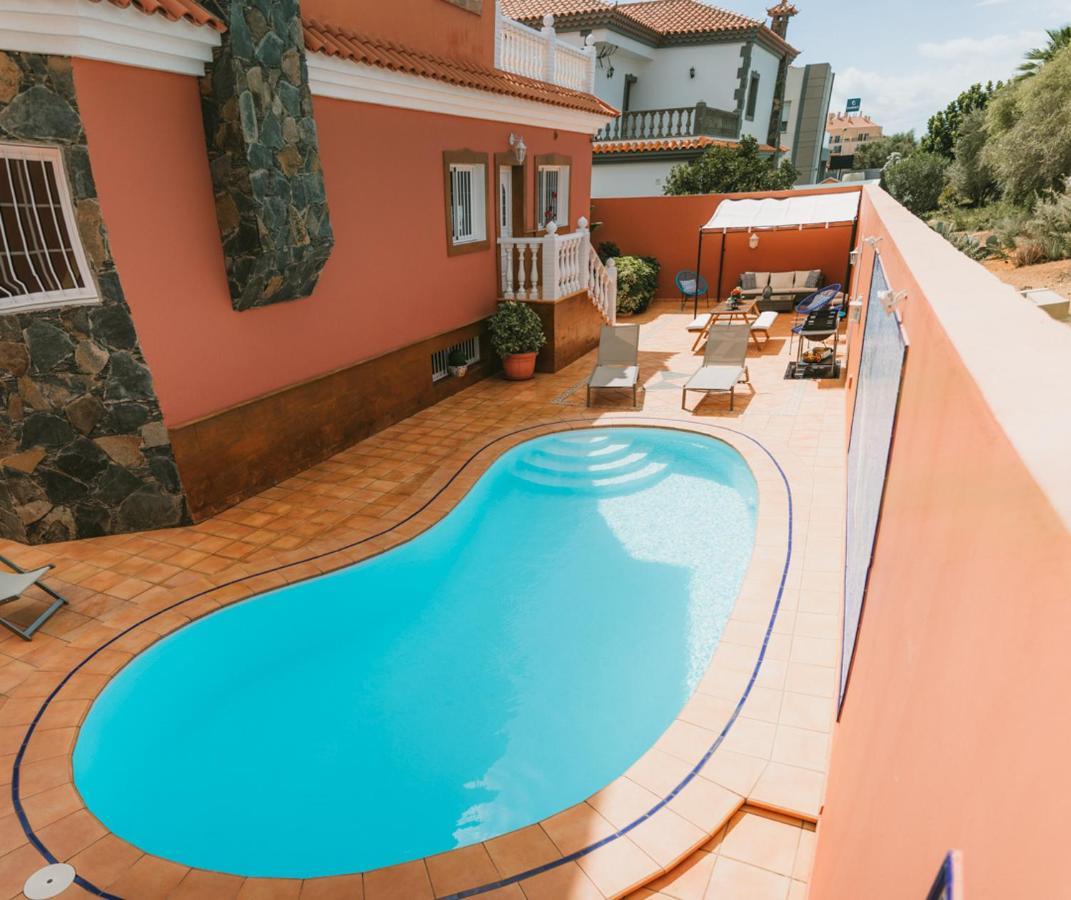 Villa Morada Sonneland Con Piscina Privada Climatizada 마스팔로마스 외부 사진